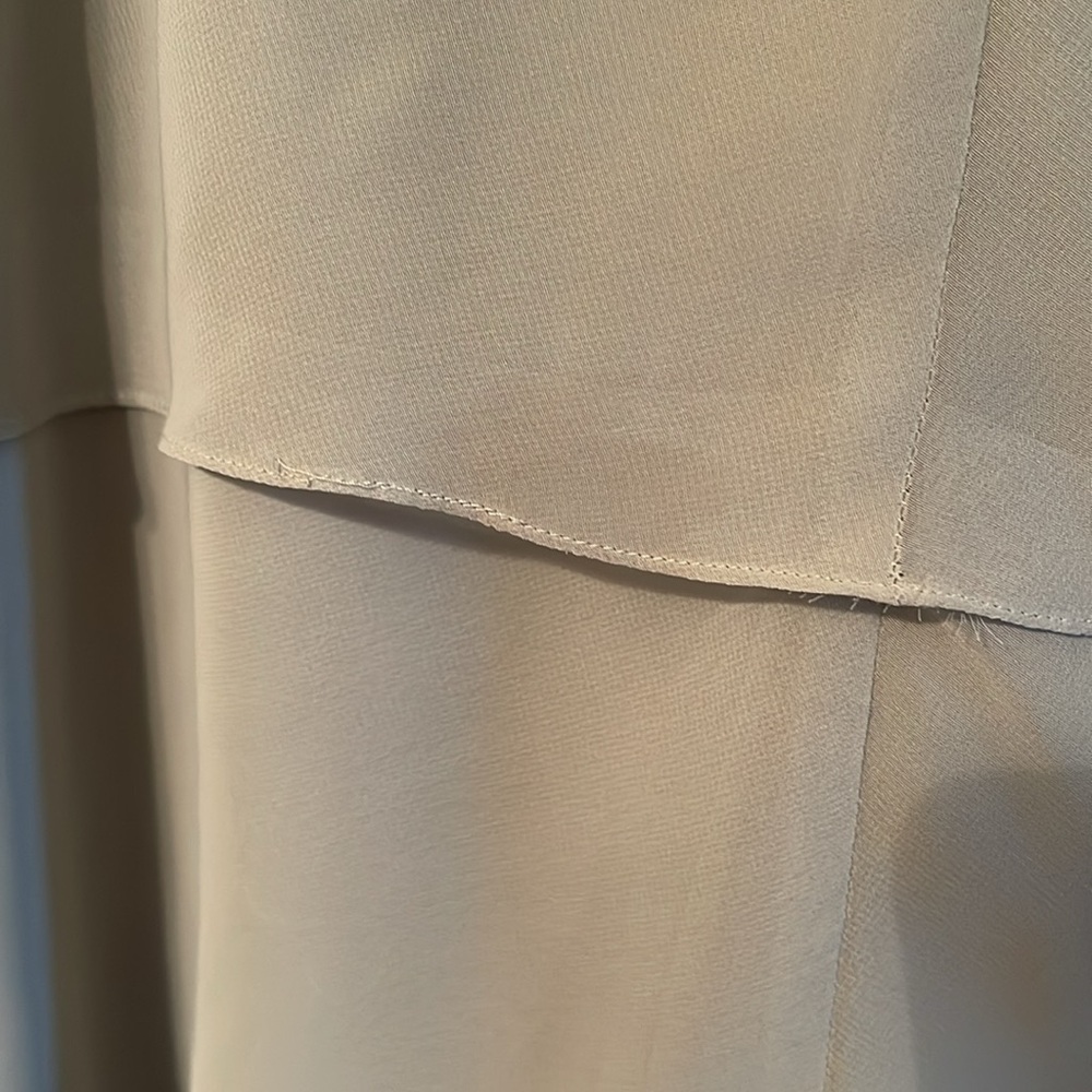 Beaded Sage Green Maxi Dress with Scarf - Picture 10 of 13
